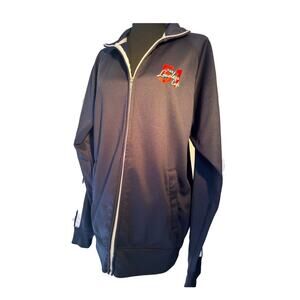 Nashville Loveless Cafe Jacket Unisex L Navy Knit Retro 51 Anniversary Retro